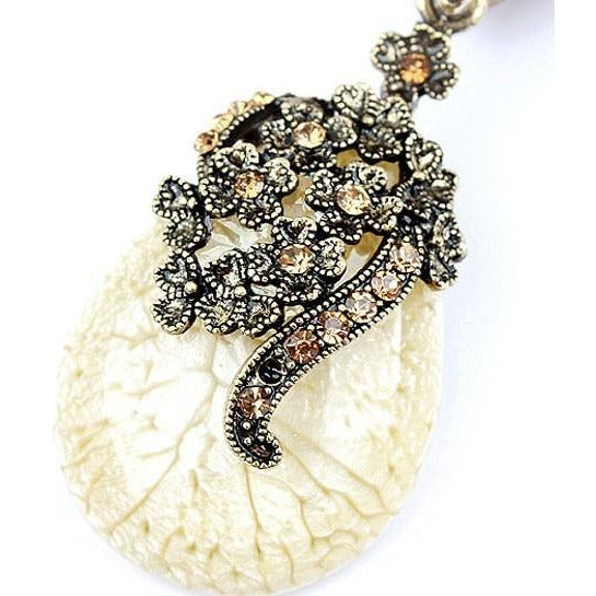 Vintage Women Crystal Bohemia Style Necklace - My Treasure Barn