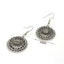 Flower Tibetan Silver Drop Earrings - My Treasure Barn