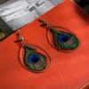 Peacock Feather Earrings